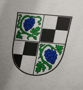 Wappen Gemeinde Marktbergel (schräg)